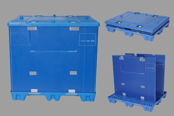 Foldable Sleeve Collapsible Logistics Storage Plastic Pallet Box